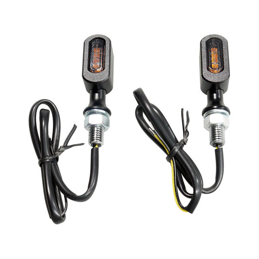 FASTLINE, LED Blinker-Set Schwarz, getönt