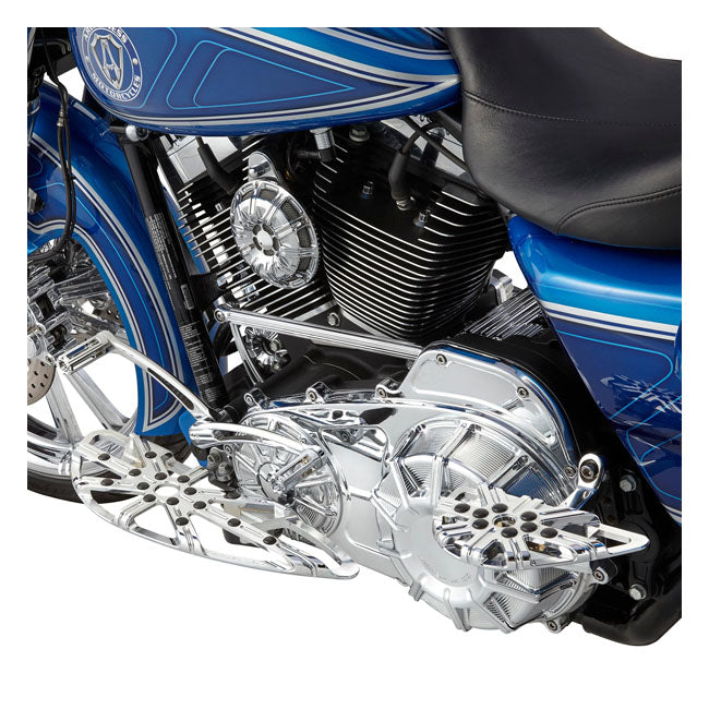 ARLEN NESS, M8 SOFTAIL, 10-Gauge Fahrer Trittbretter, Chrom