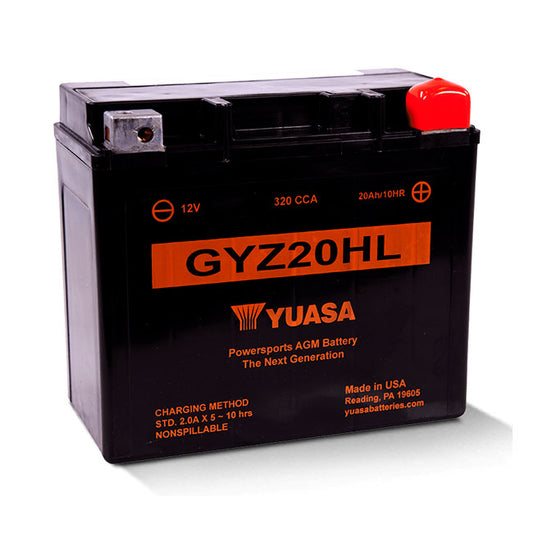 Yuasa, GYZ SERIES AGM Batterie GYZ20HL