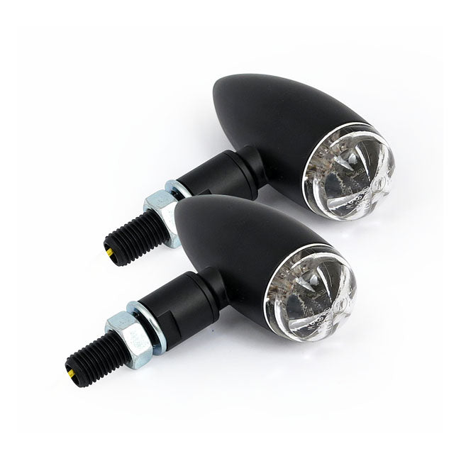 MICRO BULLET LED Blinker, Schwarz