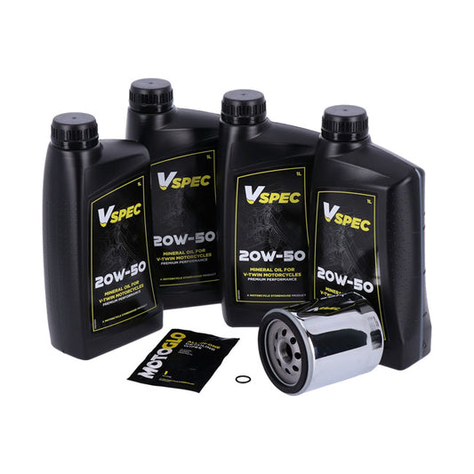 MCS, Motoröl Servicepaket. 20W50 Mineral TwinCam-Touring