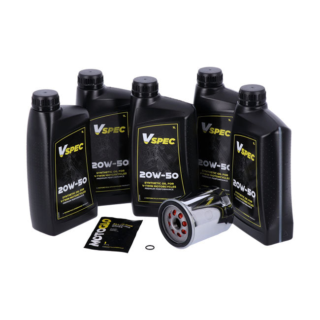 MCS, Motoröl Servicepaket. 20W50 Synthetisch 5L MilwaukeeEight(M8)-Softail/Touring