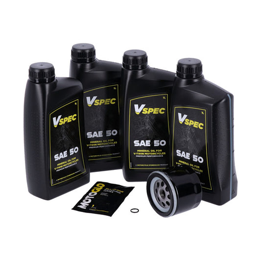 MCS, Motoröl Servicepaket. SAE 50 4L EVO-Touring/Dyna, SHOVEL-Touring/Dyna